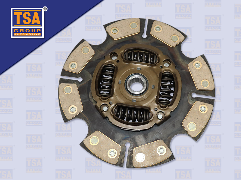 แผ่นคลัช IS D-MAX 11" 24 ร่อง EURO3 ทองแดง 8 แฉก รู 25 MM (TSA)