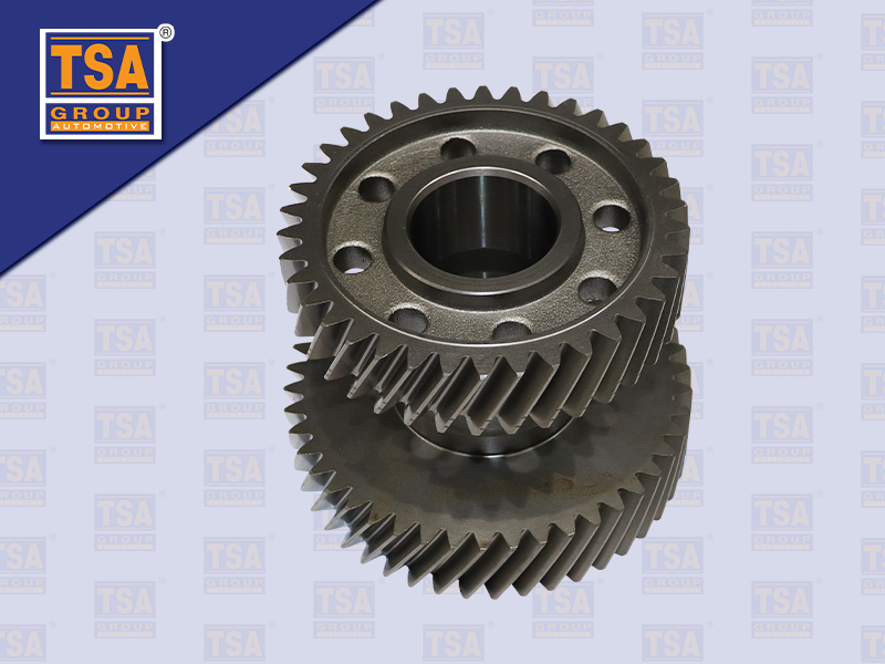 เฟืองเกียร์ราวล่าง 2 ชั้น IS FTR175 46/38 ฟัน 40 ร่อง (TSA)