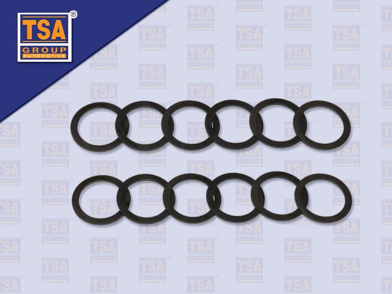 แหวนรองสลักเสื้อเฟืองทด ตัวเล็ก IS ZF270 1ชุด=12 ตัว (TSA)