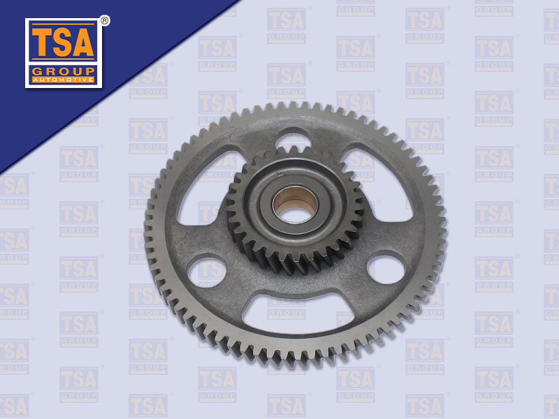 เฟืองลอยหลังเครื่อง 2 ชั้น IS 4HF1 4HG1 72/30 ฟัน หยาบ (TSA)