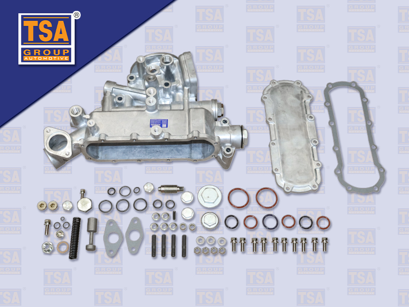 เสื้อออยคลูเลอร์ หรือ ฝาออยคลูเลอร์ HN EM100 EP100 PO9C P11C (อย่างดี)