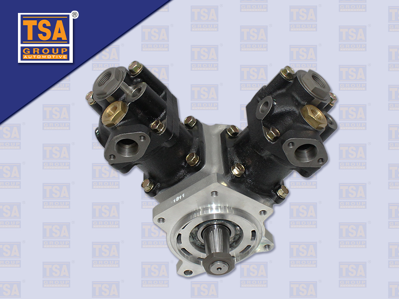 ปั้มลม HN P11C ปั้มคู่ (TSA)