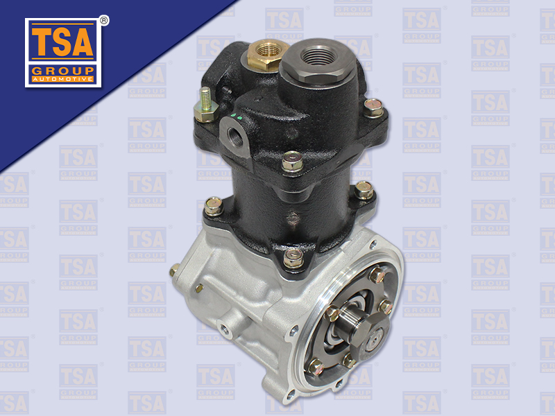 ปั้มลม HN JO8C ฝาเหล็ก ปั้มเดี่ยว ปั้มลมใหญ่ (TSA)