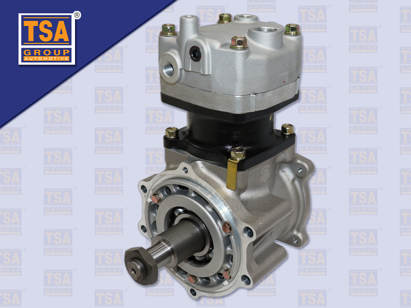 ปั้มลม HN JO8E ซีรี่ย์500 ปั้มเดี่ยว ฝามิเนียม NO.เฟือง ลูกสูบใหญ่ 85MM (TSA)