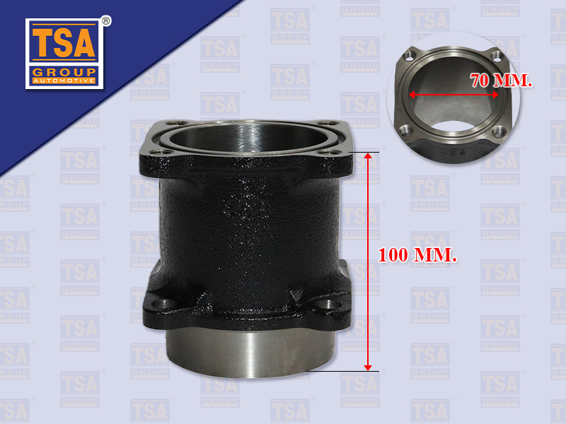 เสื้อสูบปั๊มลม HN HO7D HO6CT HO7CT 70MM สูง100MM TSA 29165-1170