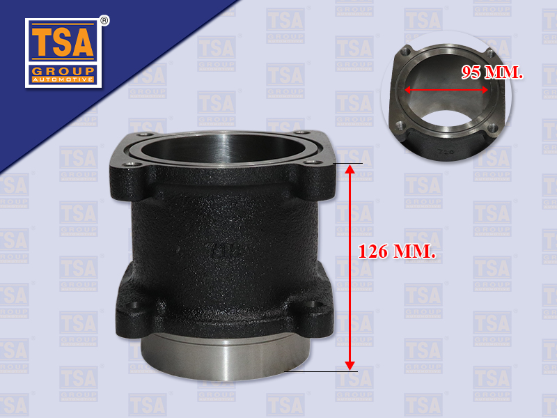 เสื้อสูบปั๊มลม NS CW520 CK450 RF8 95MM สูง125MM TSA 14535-99019
