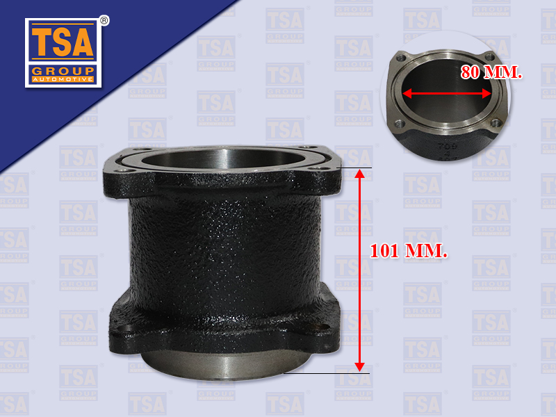 เสื้อสูบปั๊มลม HN HO7DT HO6CT-L 80MM สูง101MM TSA 29165-1210