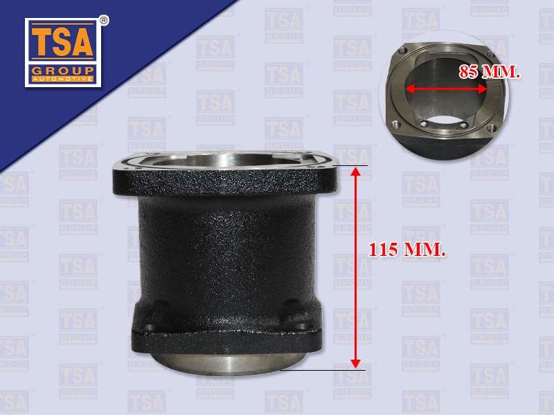 เสื้อสูบปั๊มลม IS 6WG1-T 85MM สูง115MM TSA 1-19163-067-0-H