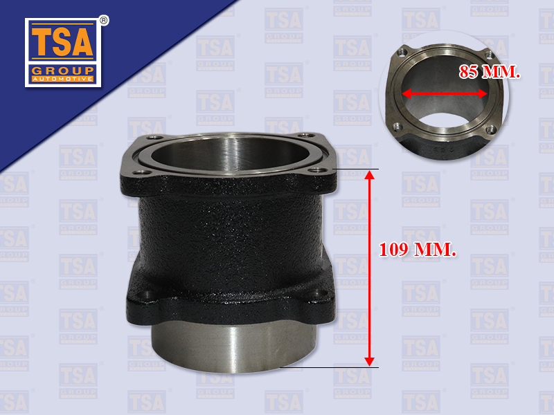 เสื้อสูบปั๊มลม MS 8DC91-1AT 8DC11-3AT 6D40 6D24T 85MM สูง109MM TSA ME713481-H