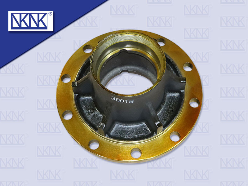 ดุมเพลาพ่วง FUWA 10 น๊อต บ่ารับจานเบรค 300MM ซีลเล็ก 152 MM ฝาครอบรุ่นเกลียว (NKN)