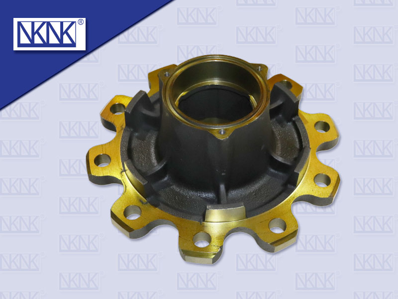 ดุมเพลาพ่วง YORK 10 น๊อต บ่าซีลใหญ่ 152/170MM บ่ารับจานเว้า (NKN)