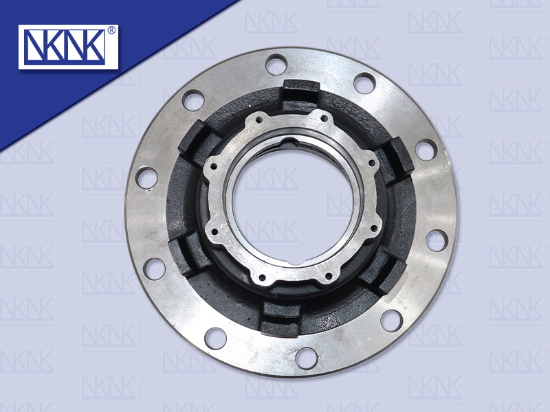 ดุมเพลาพ่วง MAXNUM 10น๊อต บ่าซีล 162/171MM รูน๊อต 23MM รุ่นเฟือง ฝาครอบ 8น๊อต (NKN)