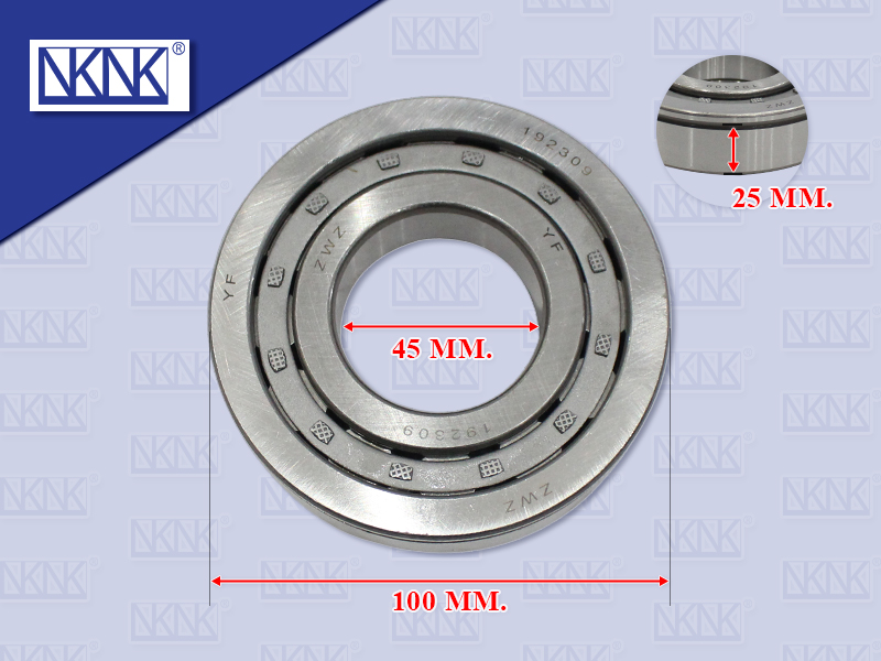 ลูกปืนเกียร์ร่วมอิตั้นจีน FAST FULLER เควสเตอร์ CWE370 มี ร่องปริ้น 100*45*25 MM