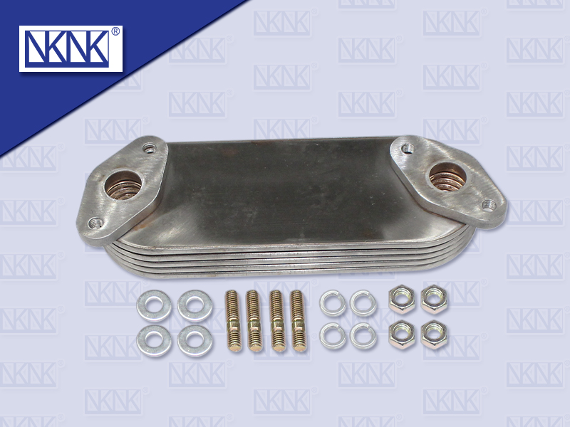 ไส้ออยคลูเลอร์ IS D-MAX 4JJ1 4JK1 5 ชั้น ขอบโค้ง 220*80