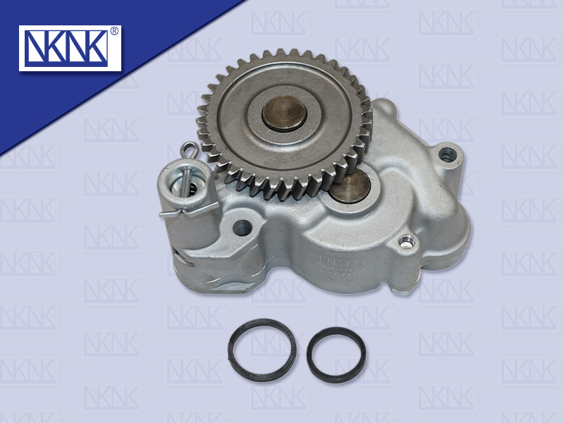 ปั้มน้ำมันเครื่อง MS 6D34T 36 ฟัน (NKN) เสื้อหนา 48 MM