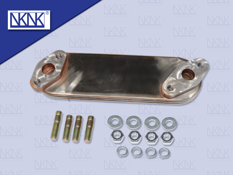 ไส้ออยคลูเลอร์ IS 4JJ1 บรรทุก 3 ชั้น ขอบโค้ง 265*78 MM (NKN)