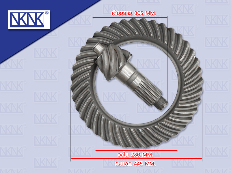 จานเดือยลูกหน้า IS ROCKY210 240 DECA ใหญ่ 7.39 เดือยมี ร่องผ่า น๊อตไม่ทะลุ 18 ร่อง 16 รู