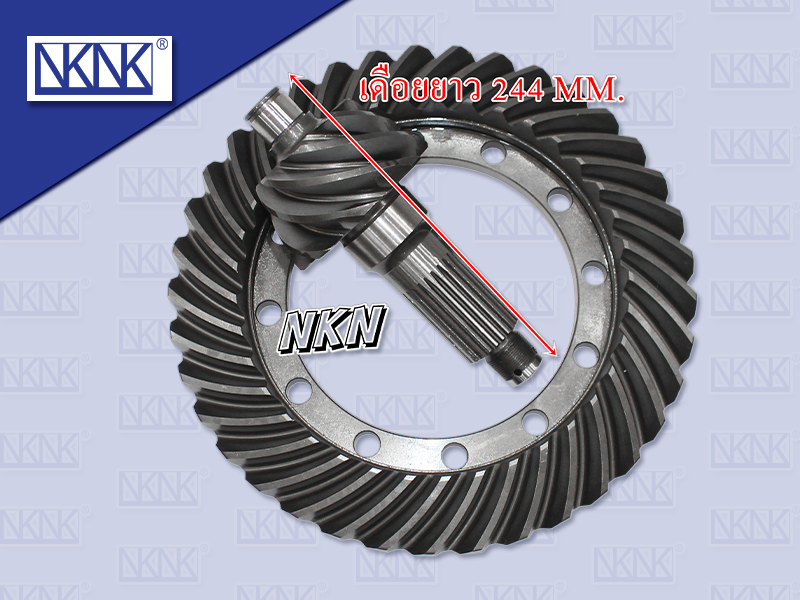 จานเดือย HN MEGA 4 TON 8.37 เดือยรุ่นน๊อตพับ น๊อตทะลุ 25 ร่อง 12 รู