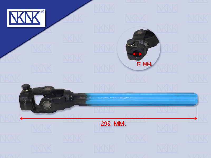 สวมกระปุกพวงมาลัยตัวผู้ IS NPR 4แฉก 27ร่อง รู17MM ยาว295MM NKN