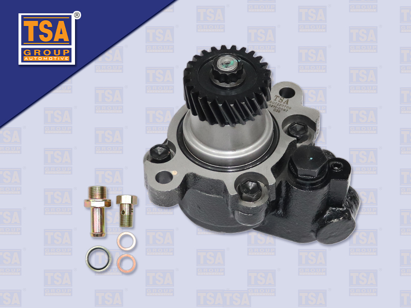 ตัวปั่นเพาเวอร์ HN WO4D WO6D ท่อน้ำมันคู่ + เฟืองเฉียงซ้าย 24 ฟัน หมุนขวา