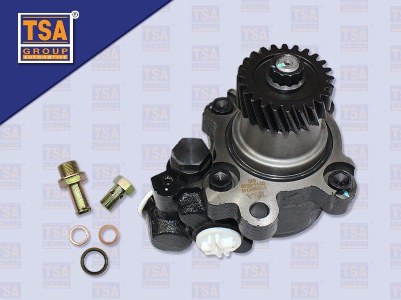 ตัวปั่นเพาเวอร์ HN WO4D WO6D ท่อน้ำมันแยก + เฟืองเฉียงซ้าย 24 ฟัน หมุนขวา