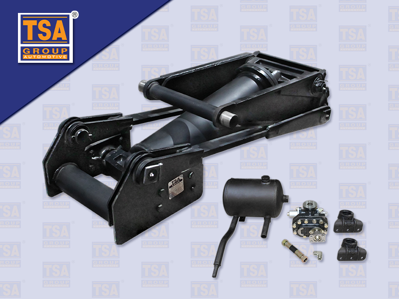 ดั้มพ์ 4TON 160*70 MM รุ่นใช้มือลิงเล็ก+ ปั้มดั้มพ์ KP75A + หน้าแปลนข้อต่อ (TSA)