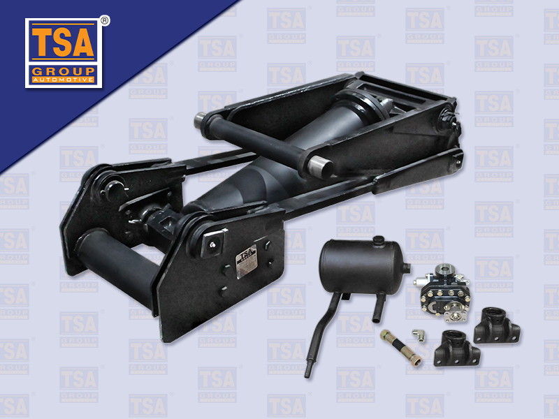 ดั้มพ์ 4 TON 160*70 MM รุ่นใช้มือลิงใหญ่ ปั้มดั้มพ์ KP75A + หน้าแปลนข้อต่อ (TSA)