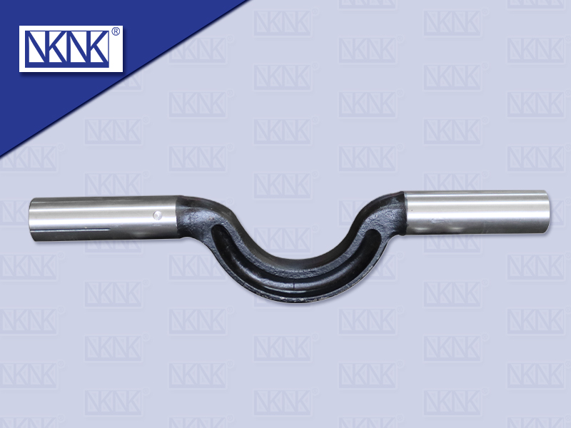 แกนเพลาโบกี้ NS 1160 MM ตัวงอ เหลี่ยม เว้า CW430