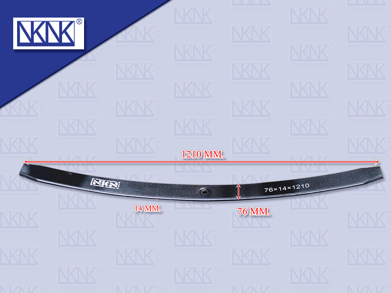 แหนบแผ่นรถพ่วง 3" ตัวตรง มีปุ่ม
