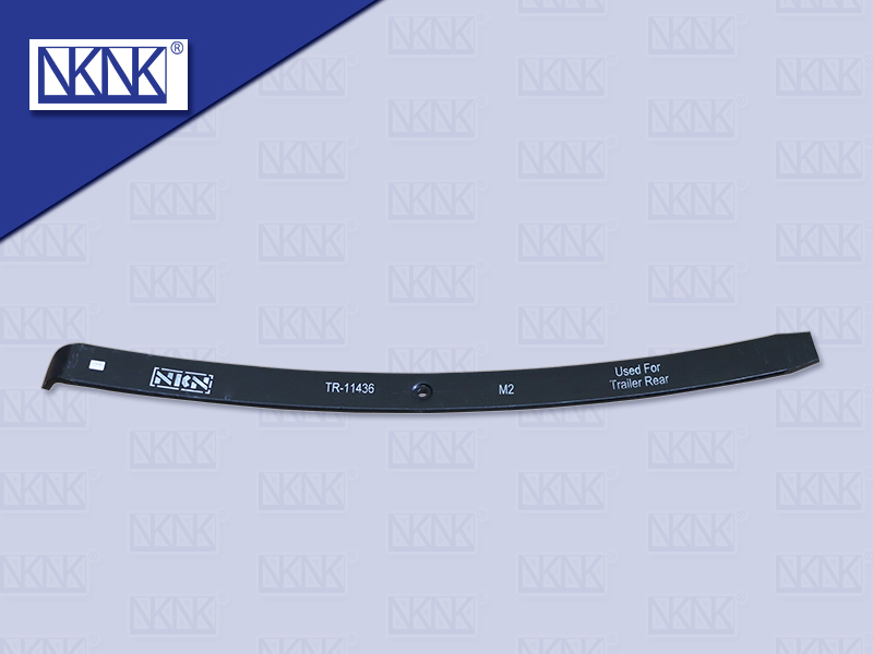 แหนบแผ่นรถพ่วง 3" ตัวงอ มีปุ่ม