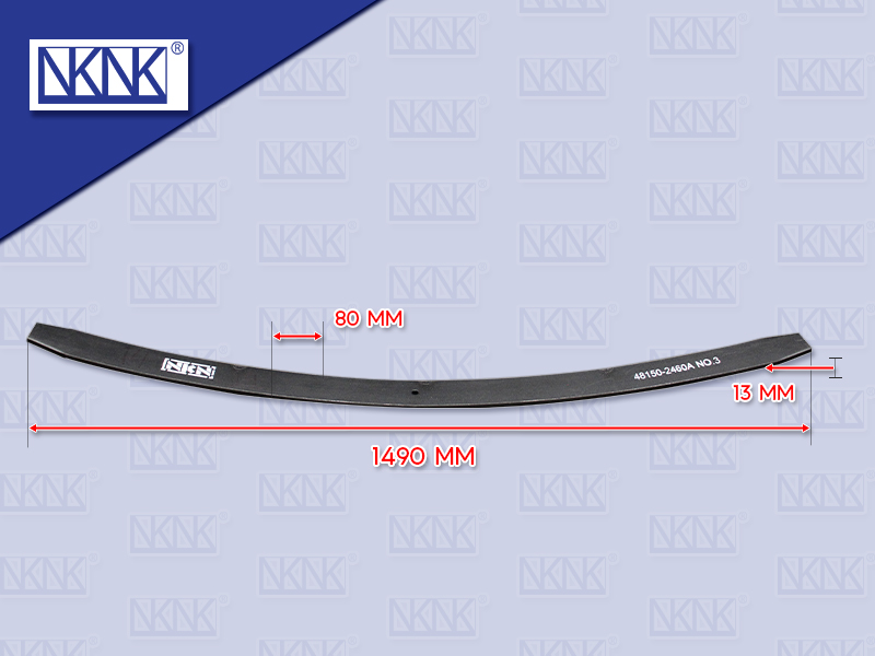 แหนบแผ่นหน้า HN MEGA ตัวที่ 3