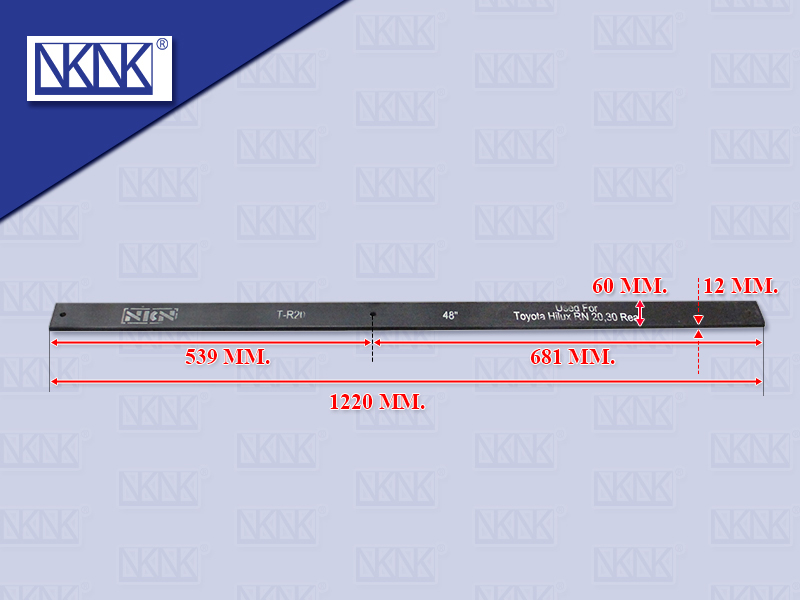 แหนบไม้คาน MIGHTY - MD 48"