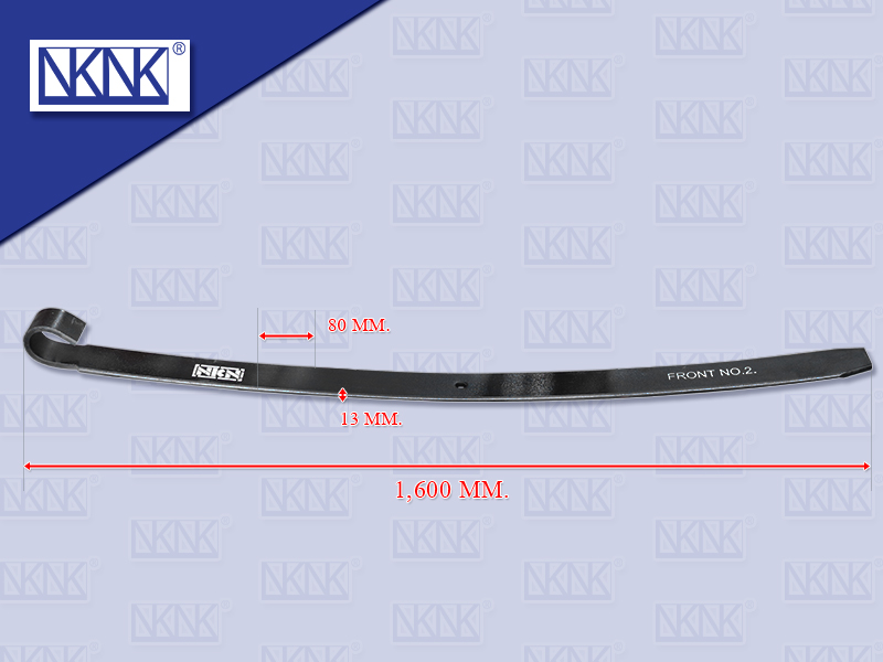 แหนบแผ่นหน้า IS BUS ตัวงอ 13*80*1600 ตัวที่ 2