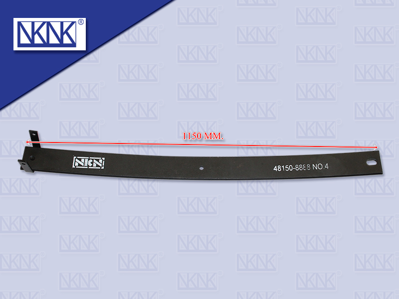 แหนบแผ่นหน้า HN VICTOR 500 ตัวที่ 4 ตัวตรง 13*80*1150 MM