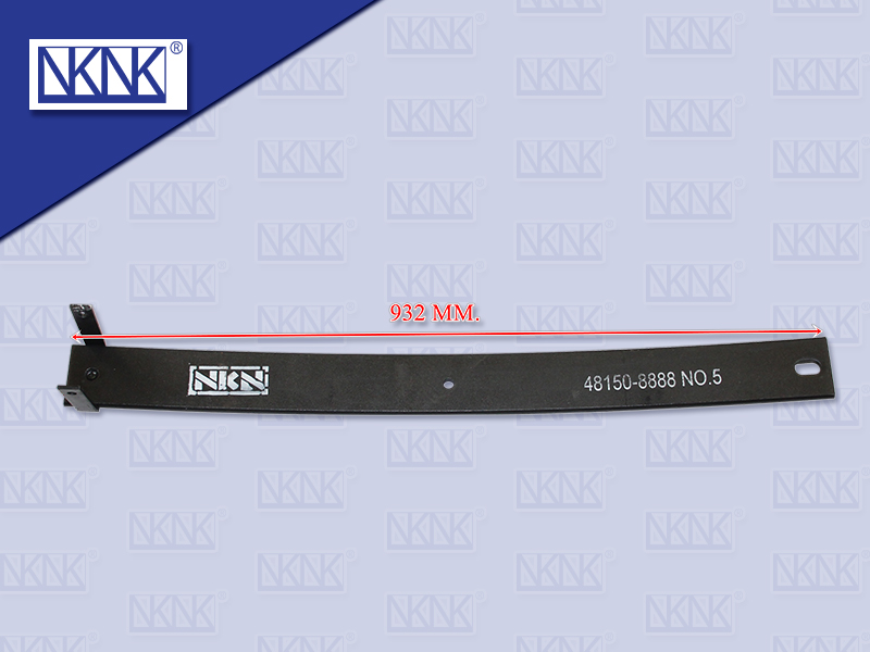 แหนบแผ่นหน้า HN VICTOR 500 ตัวที่ 5 ตัวตรง 13*80*932 MM