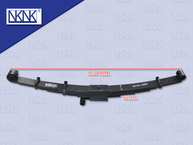 แหนบหน้า HN MEGA VICTOR 6 ล้อ ทั้งตับ 7 ชั้น 13*80*1510 MM