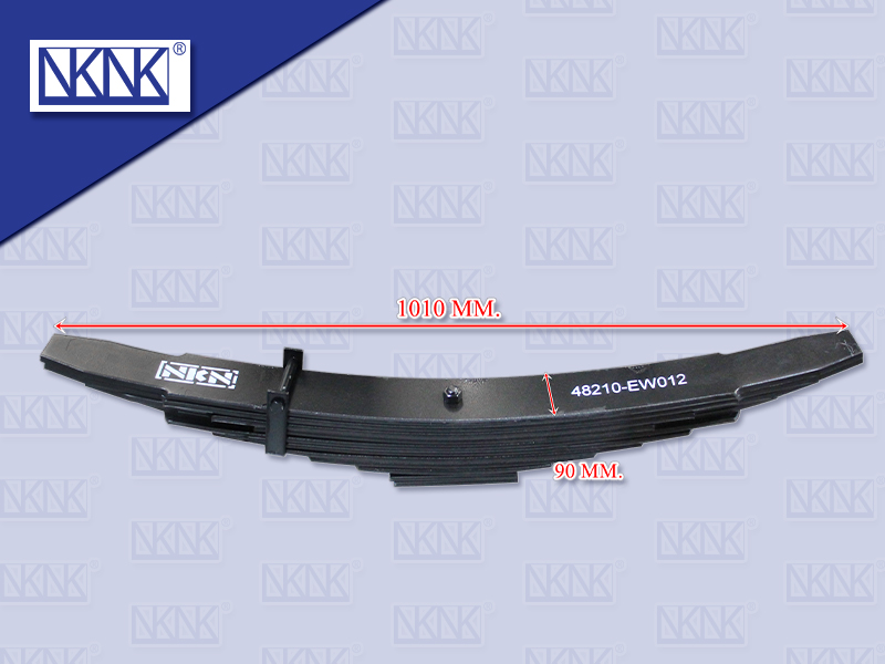 แหนบช่วยตัวหลัง HN VICTOR 6 ล้อ ทั้งตับ 9 ชั้น 10*90*1010 MM