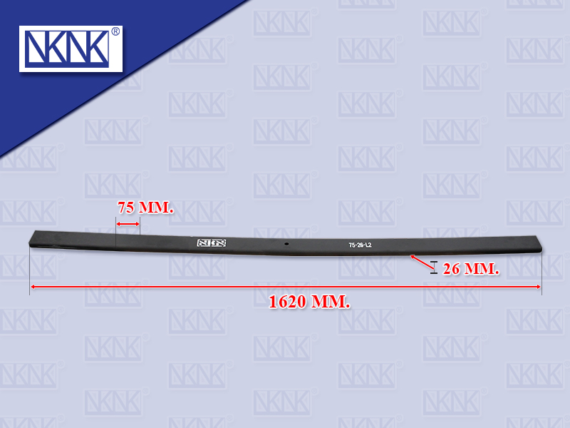 แหนบแผ่นหลัง NS UD เควสเตอร์ CWE370 ตัวที่2 26*75*1620 MM