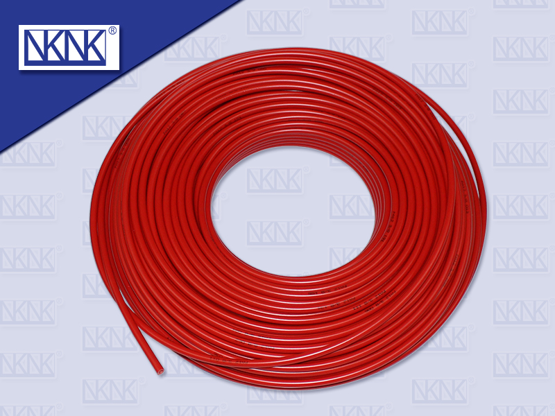 สายลมรถพ่วง สีแดง 2 ชั้น ม้วนละ 100 เมตร