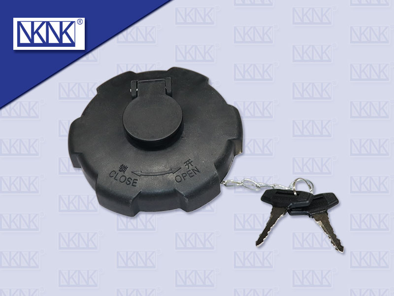 ฝาถังน้ำมัน 2 เขี้ยว พลาสติก คอยาว