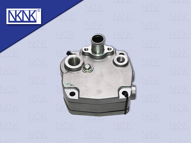 ฝาปั้มลม IS 6HK FVM240 300 2008 รูลมข้าง ทะลุ 1 รู ไม่มีโปโลวาว์ล ครบชุด 3 ชั้น (NKN)