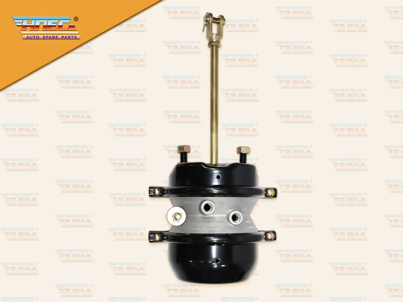 หม้อลมเพลา 2 ชั้น IS 30/30 แกนยาว สีดำ ฝาเว้า น๊อตยึด 2 รู