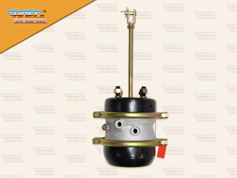 หม้อลมเพลา 2 ชั้น IS 30/30 แกนยาว สีดำ น๊อตยึด 4 ตัว