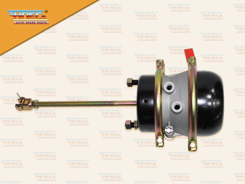 หม้อลมเพลา 2 ชั้น IS 24/30 แกนยาวสีดำ น๊อตยึด 2 รู (HNEC)