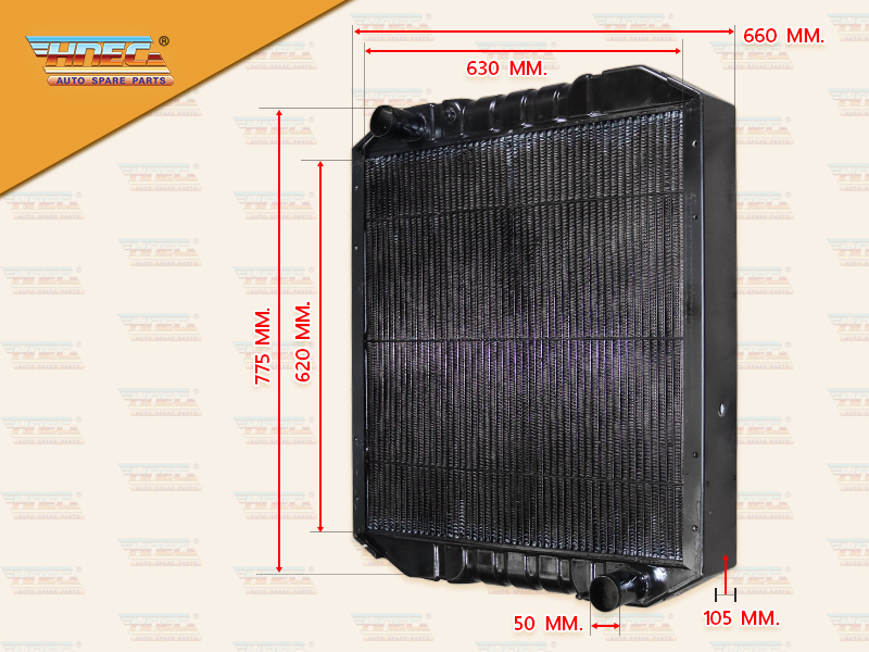 หม้อน้ำ HN โปรเฟียร์ รุ่นไม่มีฝา ท่อน้ำ LR