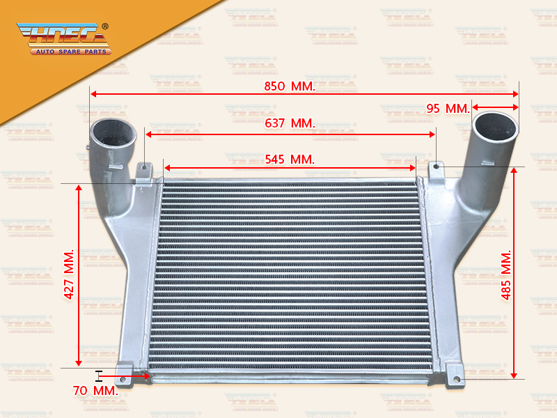 อินเตอร์คลูเลอร์ HN VICTOR FL-M1A-FM2P 2 ท่อ