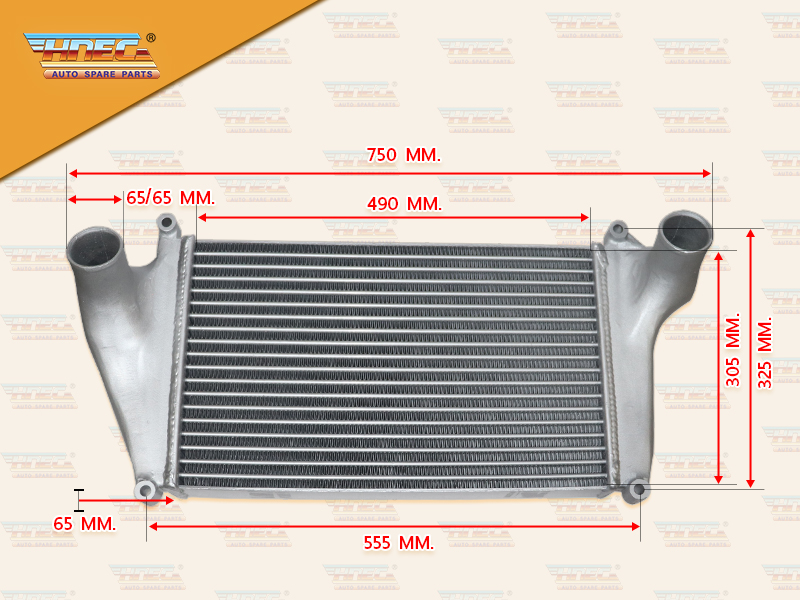 อินเตอร์คลูเลอร์ IS ROCKY175 6BG1 รถนอก 2 ท่อ