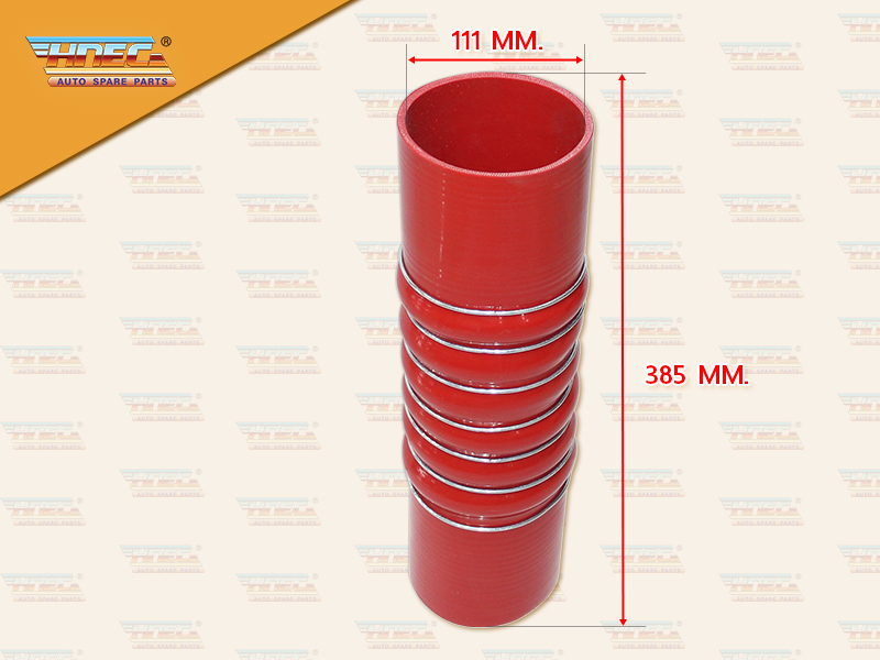 ท่อยางอินเตอร์ HN 700 E13C 7 ร่อง สีส้ม รุ่น 2 ท่อ 111*385 MM