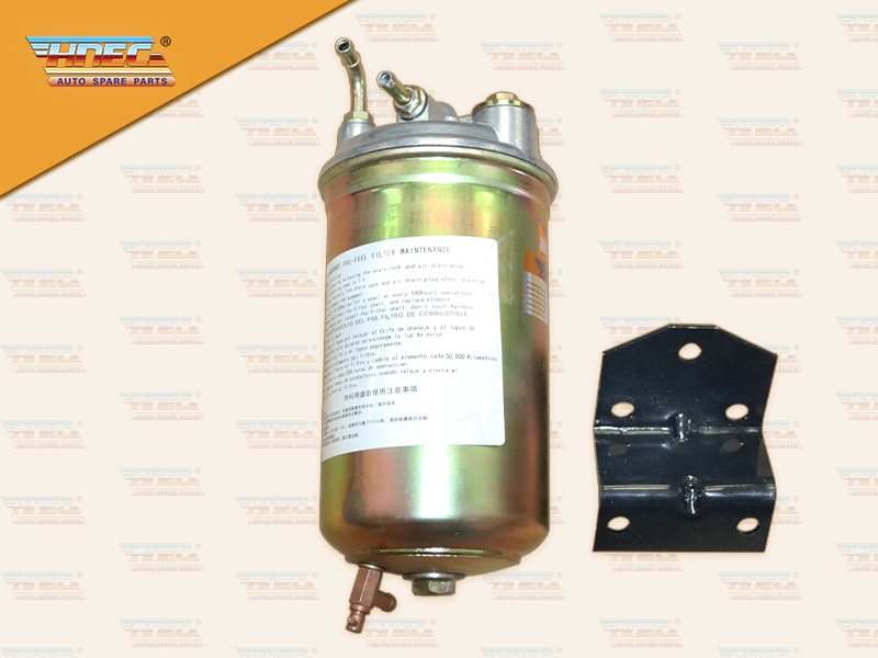 กรองโซล่าข้างคัทซี NS CW520 สีทอง+ข้อต่อ พร้อมขายึด