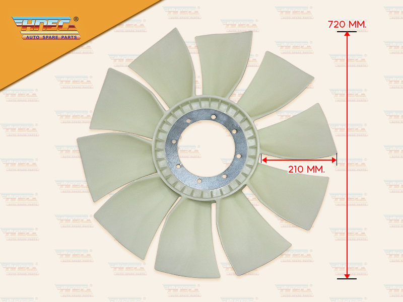 ใบพัดเครื่องหน้า HN VICTOR เบ้าตื้น 1 1/2" 10 ใบ